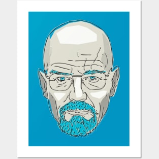 Heisenberg Portrait Breaking Bad Posters and Art